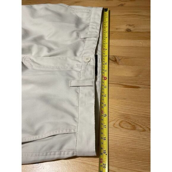 Tony Hawk Cargo Shorts Mens Flat Front Cream 6-Pockets Skater size 38 - Picture 9 of 12